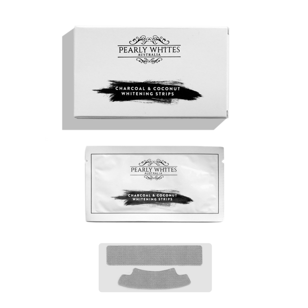 Pearly Whites Charcoal & Coconut Whitening Strips